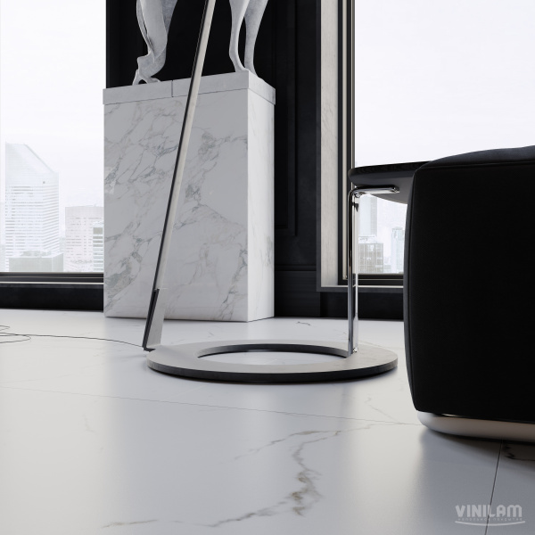 Кварцвиниловая плитка CERAMO VINILAM STONE 83444 Итальянский мрамор